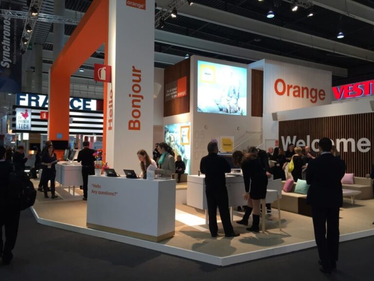 Stand Orange au Mobile World Congress 2015 Barcelone ©Orange
