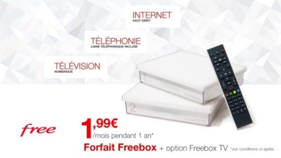 Free : vente privée Freebox Crystal