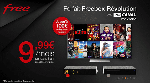 Free : tarif de la vente privée Freebox Révolution (mai 2018)