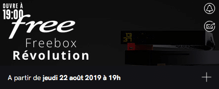 Free : annonce de la vente privée Freebox Révolution avec TV by CANAL (août 2019)