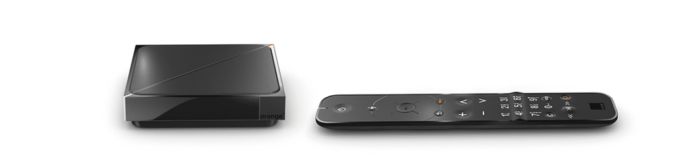 Orange : décodeur TV UHD avec télécommande Bluetooth
