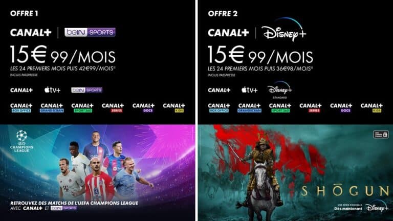 CANAL+ : vente privée avec Disney+ ou beIN SPORTS sur Veepee (mars 2024)